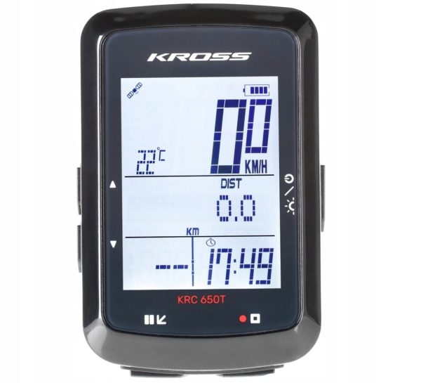 licznik rowerowy z GPS KROSS KRC 650 TRACK BLE 4.0