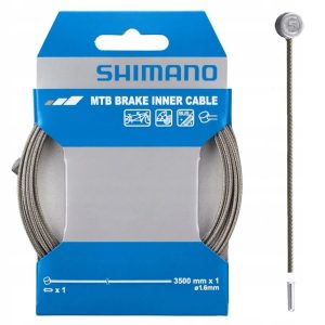 linka hamulca SHIMANO MTB nierdz 1.6x3500mm tandem