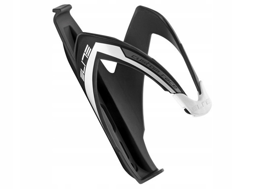 koszyk bidonu ELITE Custom Race czarno biały mat