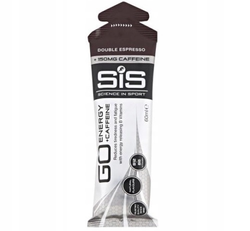 żel energetyczny z kofeiną SIS 60ml GEL Double Espresso