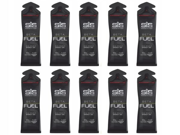10 x żel energetyczny SIS Beta Fuel 60ml GEL strawberry & lime 10x60ml