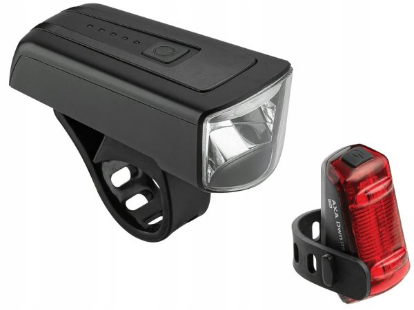 zestaw lamp AXA Dwn Set 100 Lux – Brake light USB