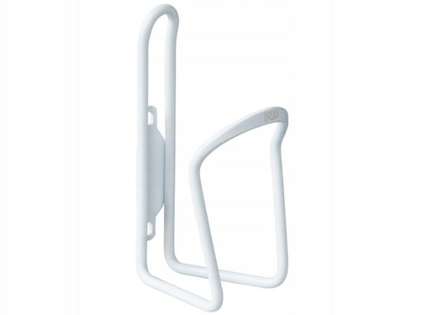 koszyk bidonu PRO Classic White PRBC0010 aluminiowy biały